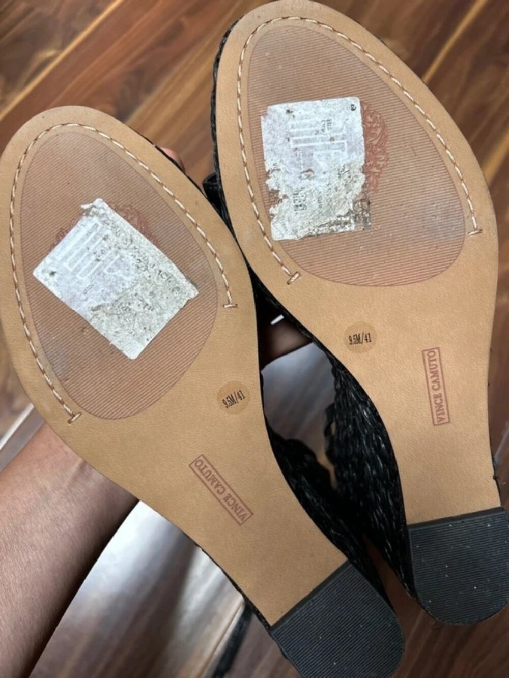 Vince Camaro Emrey Platform Wedge Sandals sz 9.5 - Picture 7 of 10